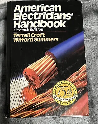 American Electrician's Handbook 11th Edition 1987 ~ FREE FAST SHIPPING • $24.95