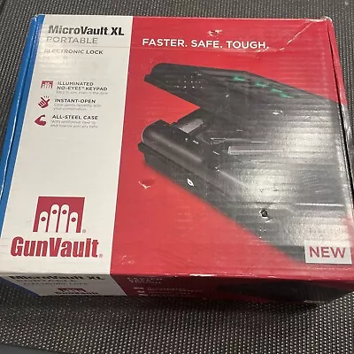 GunVault MV1050-19 MicroVault Electronic Handgun Safe Open Box • $60