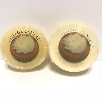 Village Candle SWEET BUTTERCREAM Wax Melt Tart Lot Of 2 (1 Oz Ea.) Retired • $4.74