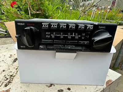 MERCEDES BECKER EUROPA CASSETTE RADIO 599 W116 R107 W123 300D AM FM • $135