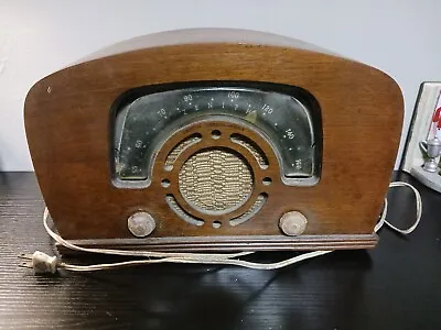 Vintage Zenith Console Tone Tube Radio Model 6D2614 Wood Free Shipping  • $119.99