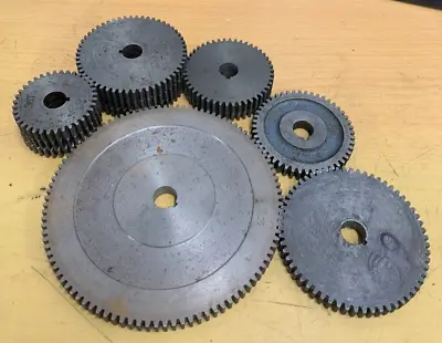 Used Set Of Changewheel Gears For A Boxford Lathe 36-100 Tooth 11 Gears In Total • £80