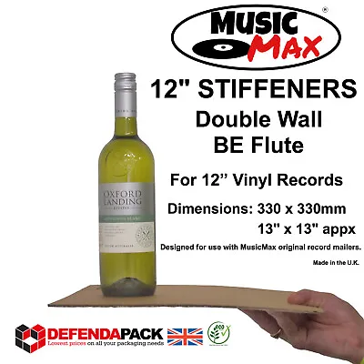 50 STRONGEST 12  LP RECORD MAILER STIFFENERS STRENGTHENERS MUSICMAX Vinyl Pads • £22.57