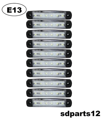 Sécurité Routière Feux Gabarit 24/7Auto - Lot De 10 LED Ambre 24V - Pour Camion, Remorque, Caravane - Sécurité Renforcée LED étanches IP67 - Foto 11