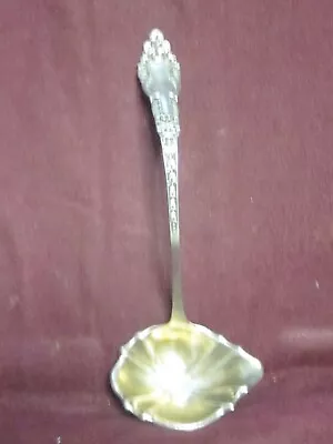 Baker-Manchester Sterling  LAFAYETTE SAUCE LADLE 5 3/4  Mono Mary & Dated 1904 • $35