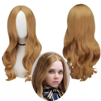 M3GAN Cosplay Wig 60cm AI Doll Robots Megan Long Hair Halloween Cosplay Wigs • $22.99