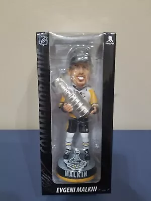 Evgeni Malkin PITTSBURGH PENGUINS Bobble Head SERIAL #'d /7002 Limited NEW W/Box • $34.99