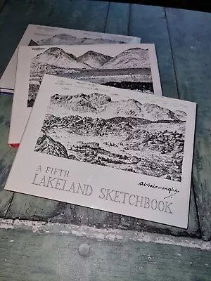 A Third A Fourth A Fifth Lakeland Sketchbook Alfred Wainwright. 2004. 3 Books! • £12