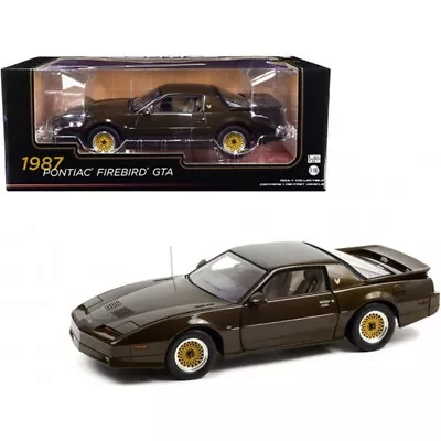 1987 Pontiac Firebird Trans Am Gta Midnight Russet Brown Greenlight 13588 1:18 • £150.44