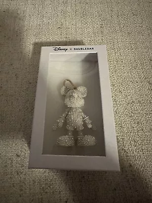 BRAND NEW Disney X Baublebar Mickey Mouse Keychain/Bag Charm (Ivory Pearl) • $32