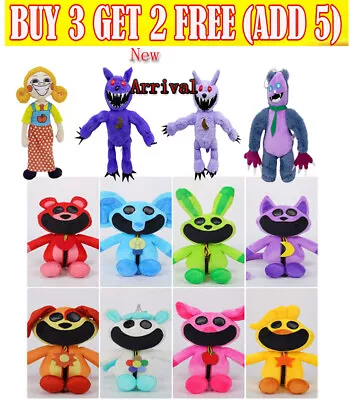 Smiling Critters Plush Cartoon Stuffed Soft Animals Doll Toy Kids Gift New • $12.98