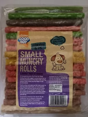 £8.95 • Buy Good Boy Small Munchy Rolls Dog Chews  X100 Assorted Dog Treats 600g Rewards