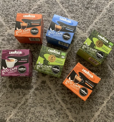 £30 • Buy Lavazza A Modo Mio Eco Capsules 6x 16 Capsules Compostable Technology Brand New