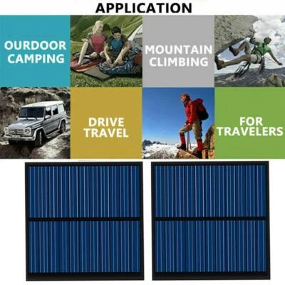 Mini 5.5V 80MA Solar Panel Solar System DIY For Light Toys Cell Phone Z2S3 • $2.79