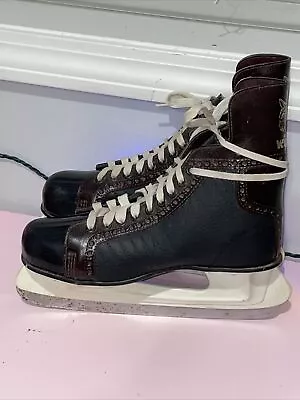 Vintage American Wildcat Ice Skates Brown & Black -Men's Size 9 • $29.99