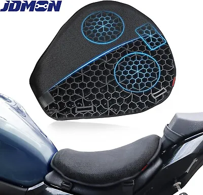 Motorcycle Seat Comfort 3D Gel Seat Cushion Pressure Relief Air Pad Universal • $24.99