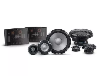 Alpine R2-S653 Speakers 6.5 Inch 16.5cm 2022 R Series Pro 3 Way Component 100w • £499