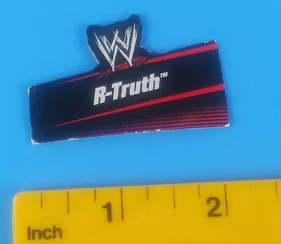 WWE R-Truth Display Card Nameplate Mattel For Stands Legends Elite Basic USED • $17.99