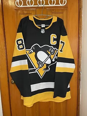 $179.99 • Buy Pittsburg Penguins Sidney Crosby Adidas Authentic Sample Home Jersey- Size 52