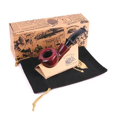 Mr Brog Workshop Handmade New Tobacco Pipe No. 56 Motor Cherry Pear Wood Fajka • $20
