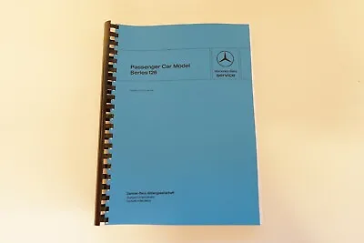 Mercedes Benz W126 Service 280S 280SE 280SEL 380SE/SEL 500SE 500SEL Paper Manual • $31.56