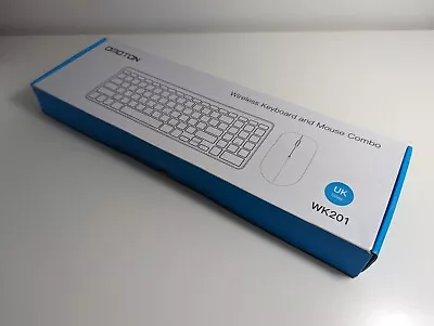 OMOTON Wireless Bluetooth Keyboard & Mouse For New IPad Laptop Pc Mac Iphone NEW • £0.99