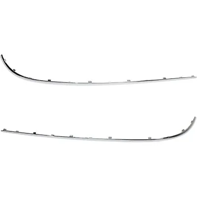 Bumper Trim Set For 03-05 Mercedes Benz E320 E500 E55 AMG Side Impact Strip Rear • $40.29