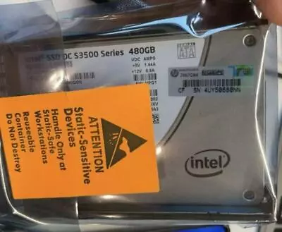 480GB Intel SSD S3500 SATA HP 2.5  Solid State Drive HPG1 DC Series • $43