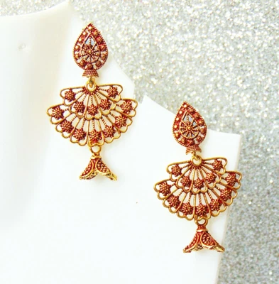 $10.99 • Buy Ethnic Jhumki Indian Jhumka Bollywood Bali Fashion Earrings Wedding Gift Jewelry