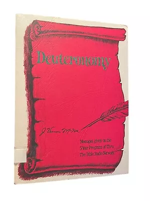 J Vernon McGee Messages On The 5-year Program Thru The Bible Deuteronomy • $8