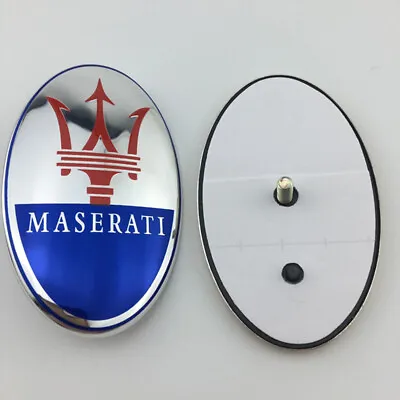 Car Front Hood Emblem Badge For Maserati Quattroporte Levante Ghibli GranTurismo • $17.98