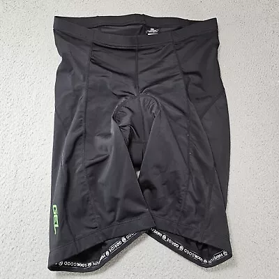 Canari Shorts Mens Extra Large Black Gel Padded Biking Cycling Bike Compression • $19.89