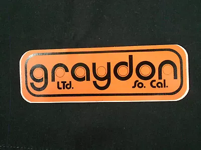 GRAYDON VINTAGE  STICKER - NEW 1970's - EARLY 1980'S + OTHER MX STICKERS AVAIL • $3.75