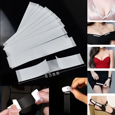 36Pcs Women Clear Double Sided Body Tape Clothes Dress Wig Skin Adhesive Sticker • £2.99