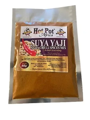 Suya Spice | Yaji Barbeque Kebab Pepper Spice Mix | Chicken Pork Beef 100g • £8.99