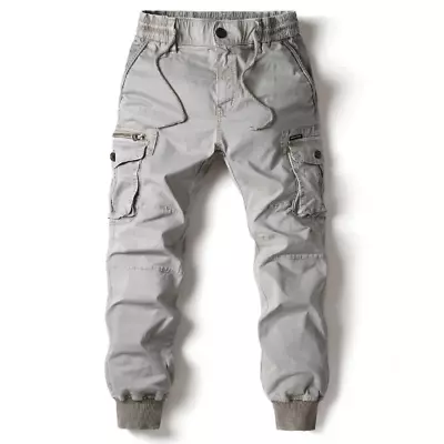 Cargo Pants Men Jogging Casual Pants Military Mens Tactical Trousers Plus Size • $66.77