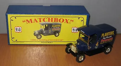 Matchbox Yesteryear Y12 Model T Ford Van Planters Peanuts Boston Code 2 • £39.99