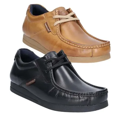 £60.22 • Buy Base London Mens Event Waxy Lace Up Leather Smart Shoes