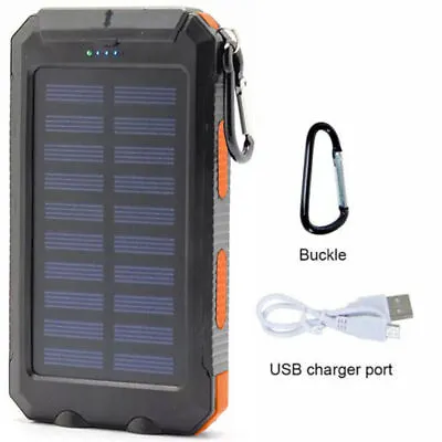 2024 Super 10000000mAh USB Portable Charger Solar Power Bank For Cell Phone • $17.51