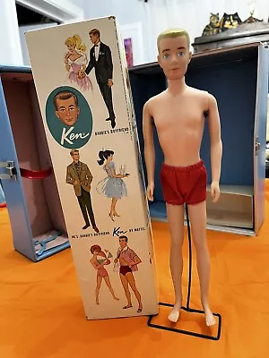 Vintage~ Ken Doll ~  No. 750 Blonde ~ With Box & Stand ~ & Tons Of Clothes/Shoes • $99.99
