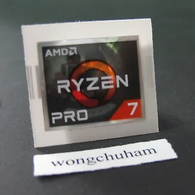 AMD RYZEN 7 PRO Sticker 17mm X 20mm #202211241520  • $2.22