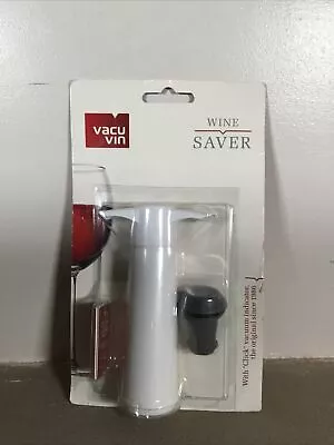 Vacu Vin 0054241 Vacuum Pump With Wine Stopper Wine Saver NEW • $15