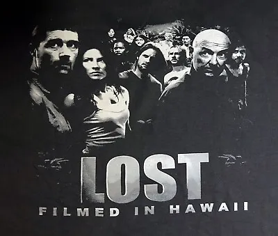 ABC LOST Final Season 6/Filmed In Hawaii Crew Shirt - Dharma Very Rare (+ Bonus) • £56.30