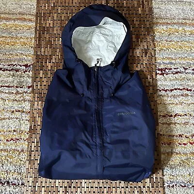 Patagonia Torrentshell Waterproof Rain Shell Jacket Coat Blue Men’s Size Large L • $114.95