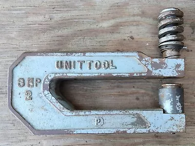 Vtg UnitTool 8HP-2 C-Frame Punch 8-5/8  Throat 1/2  Feed Clearance Die Tooling • $59