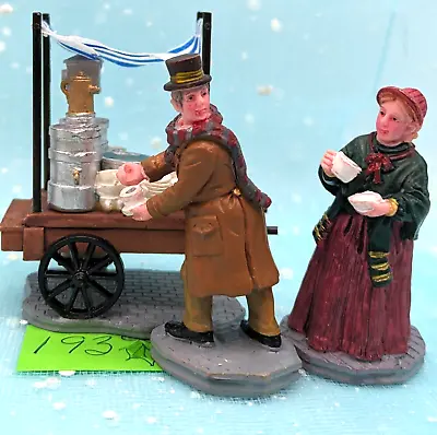 Lemax Coffee Vendor Cart INCOMPLETE Missing Man Christmas Village NO BOX INV193 • $22.49