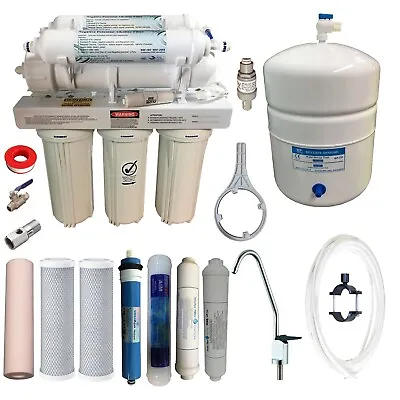 $349.95 • Buy Reverse Osmosis Undersink Water Filters RON 5 6 7 Stage USA RO Membrane Filter