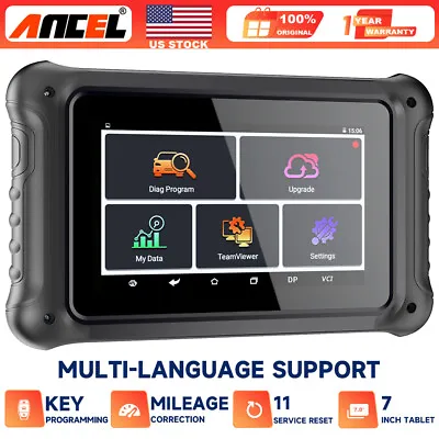 ANCEL DP500 Fob Key Programmer Mileage Correction Odometer OBD2 Scanner ABS EPB • $899