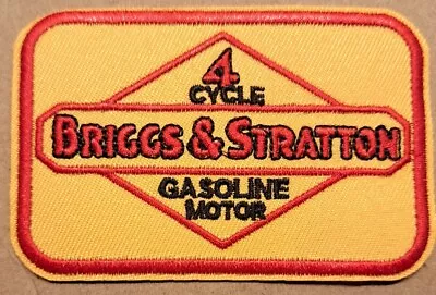 Briggs & Stratton 4 Cycle Gasoline Motor Embroidered Iron On Patch • $7