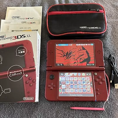 New Nintendo 3DS XL Red- Pokémon - 32 Sd- Boxed - Very Good Condition ⭐️ • $599